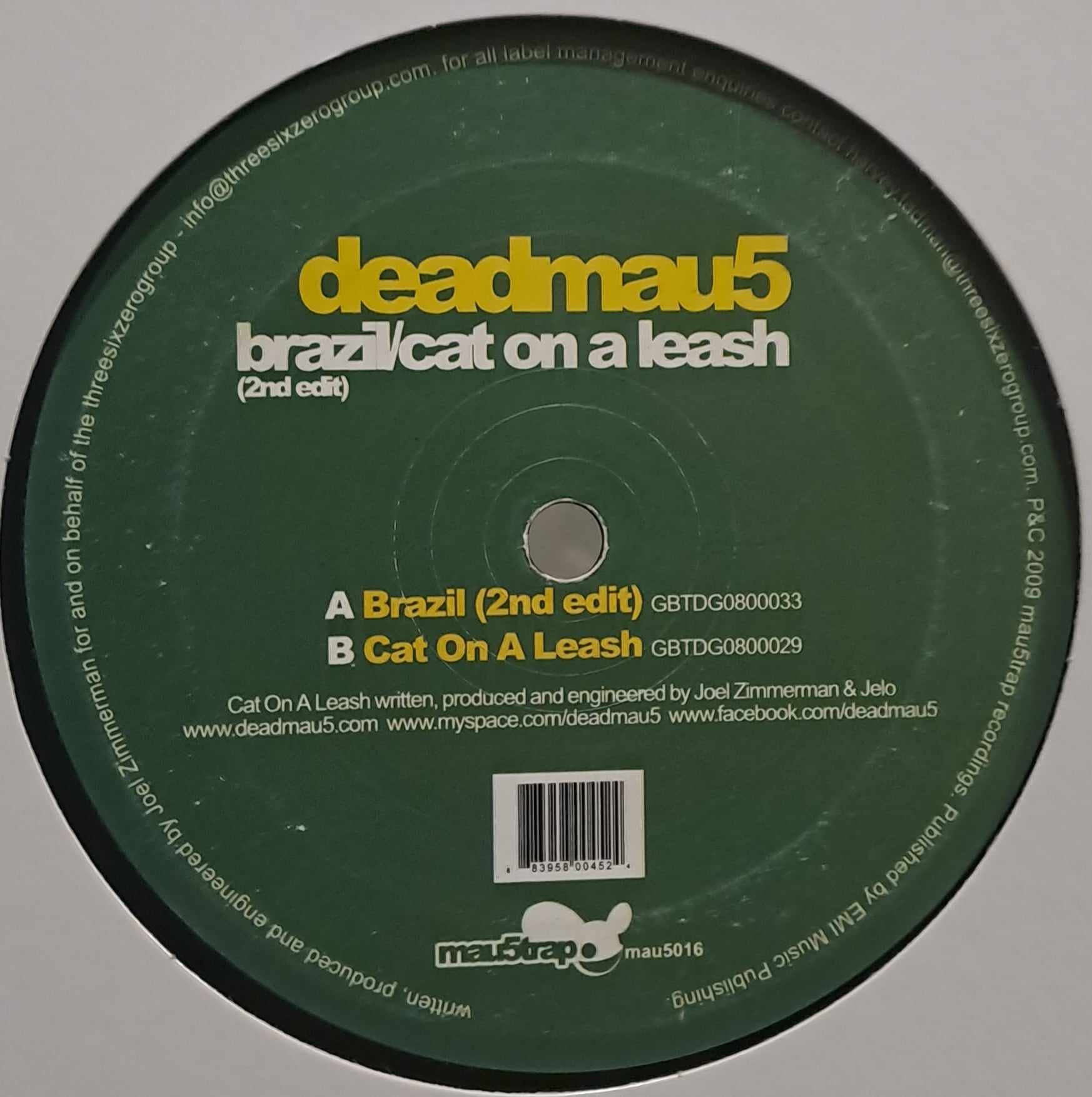 Mau5trap Recordings 5016 - vinyle electro